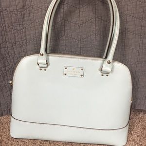 Baby blue Kate spade purse handbag